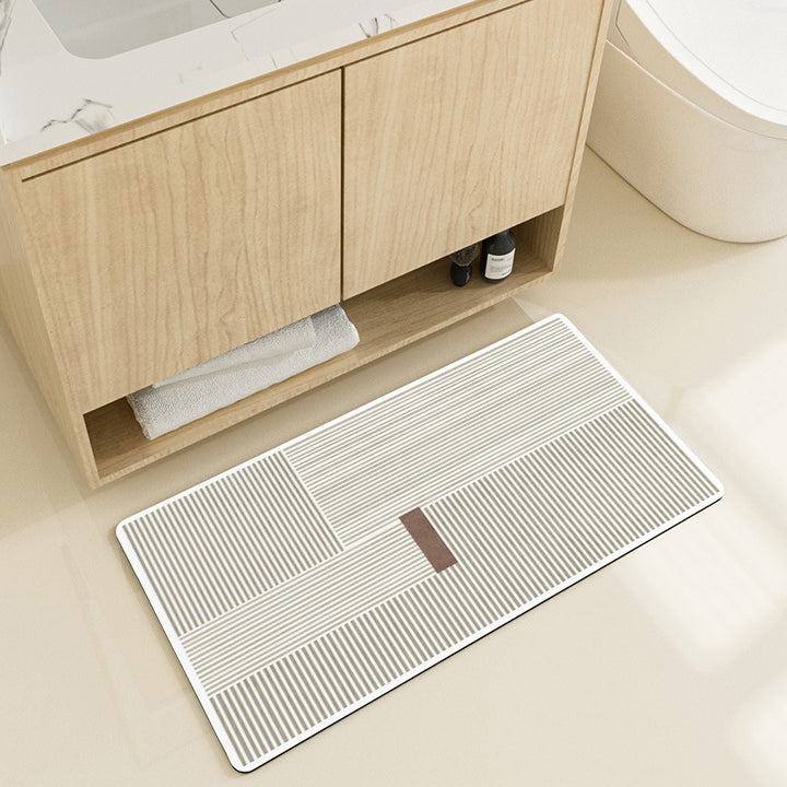 Decorative Luxe Bath Mat Bowlift