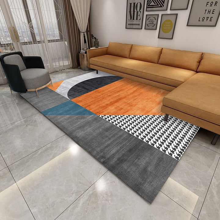 Abstract Geometric Area Rug Bowlift