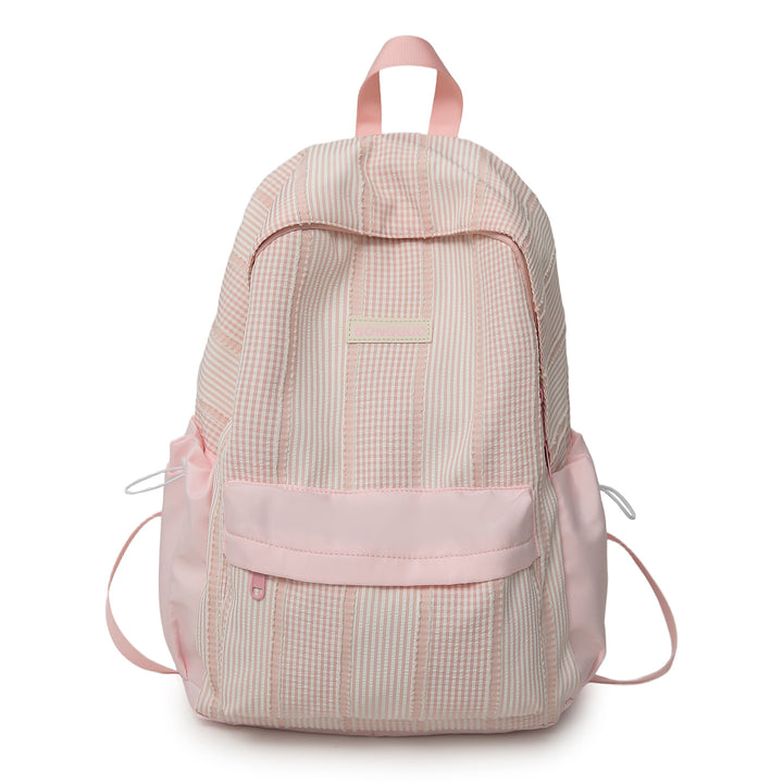 Stylish Striped Design Backpack Bowlift