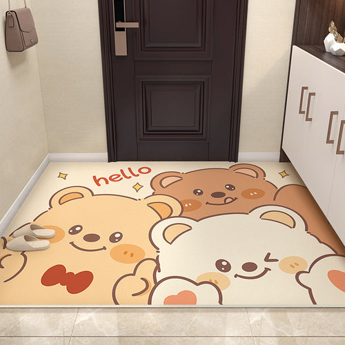 Cute Cartoon Aquatic Area Mat for Home Decor