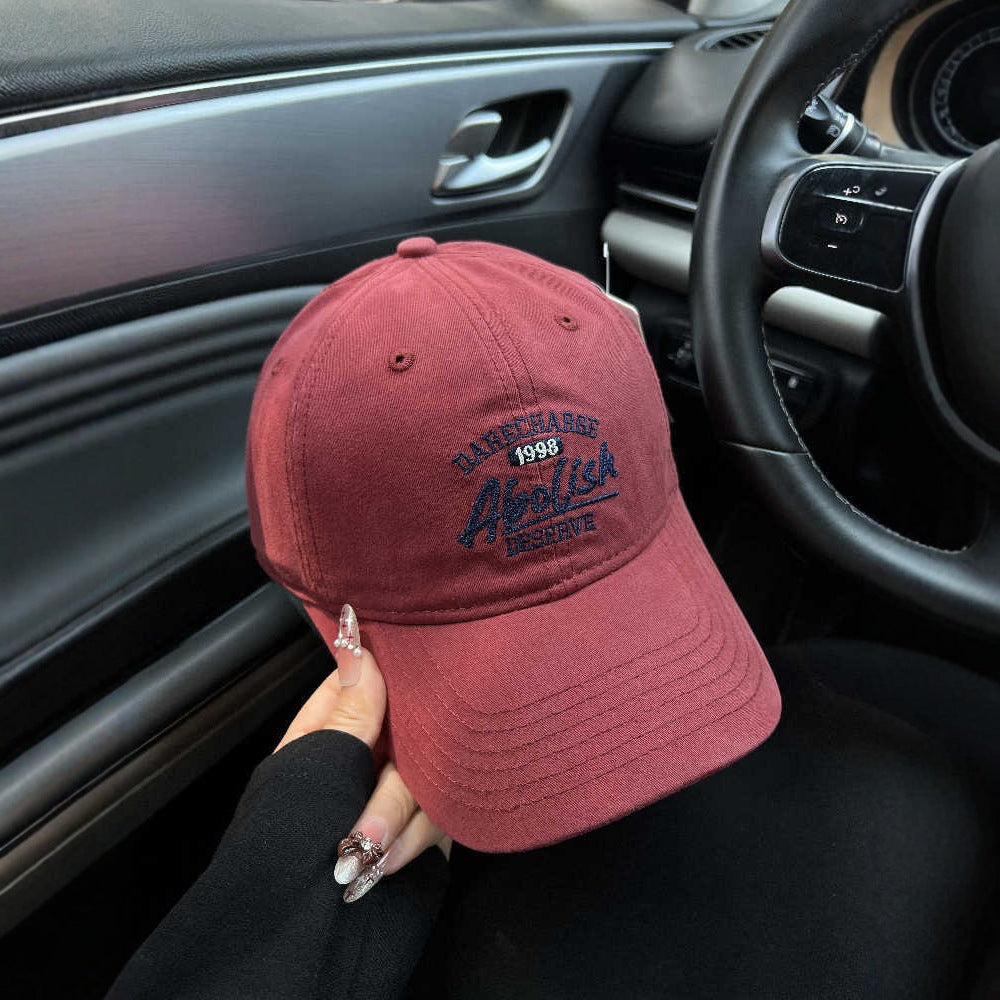 Men's Casual Distressed Graphic Cap Bowlift