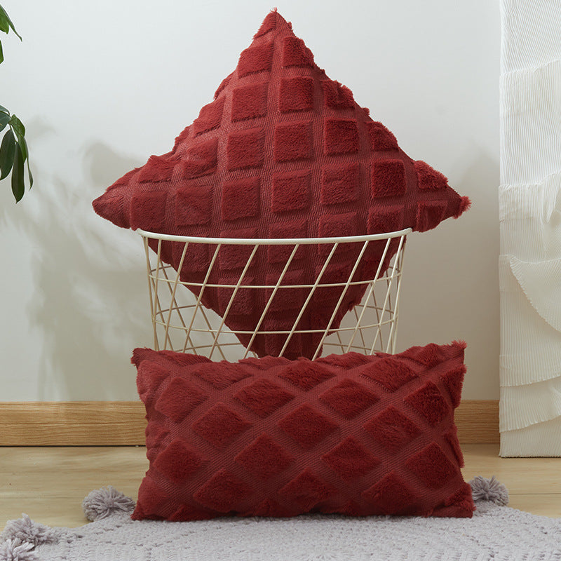 Cozy Textured Throw Pillow
