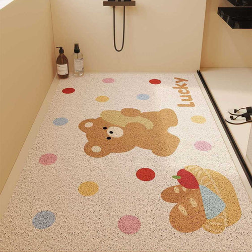 Cartoon Character Themed Bath Mat Bowlift