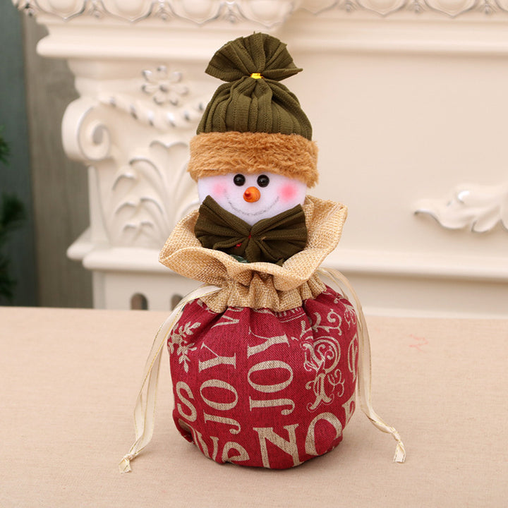 Decorative Snowman Gift Bag Bowlift
