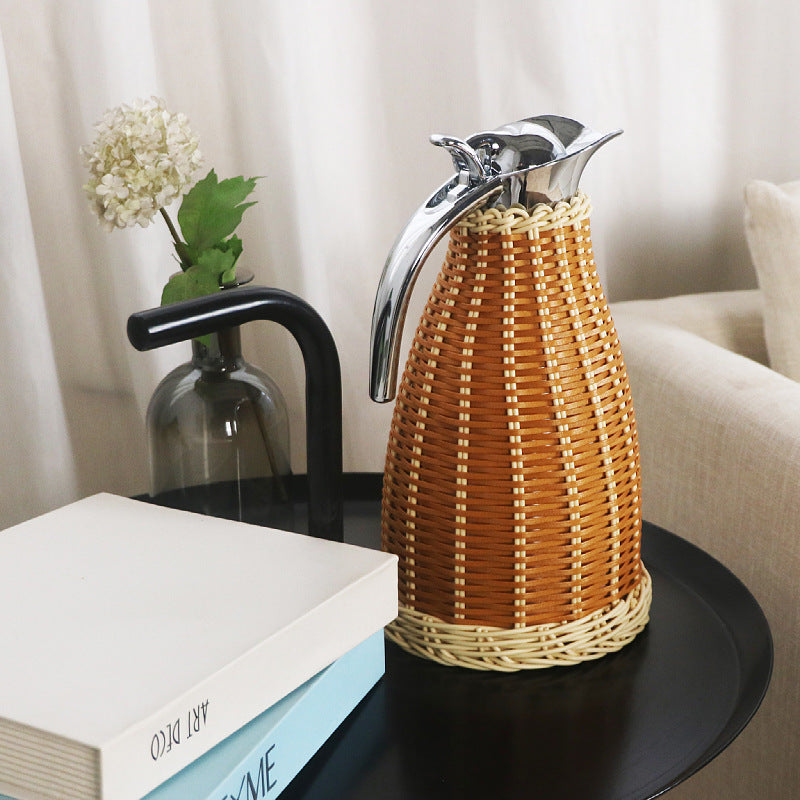 Decorative Woven Pitcher Bowlift