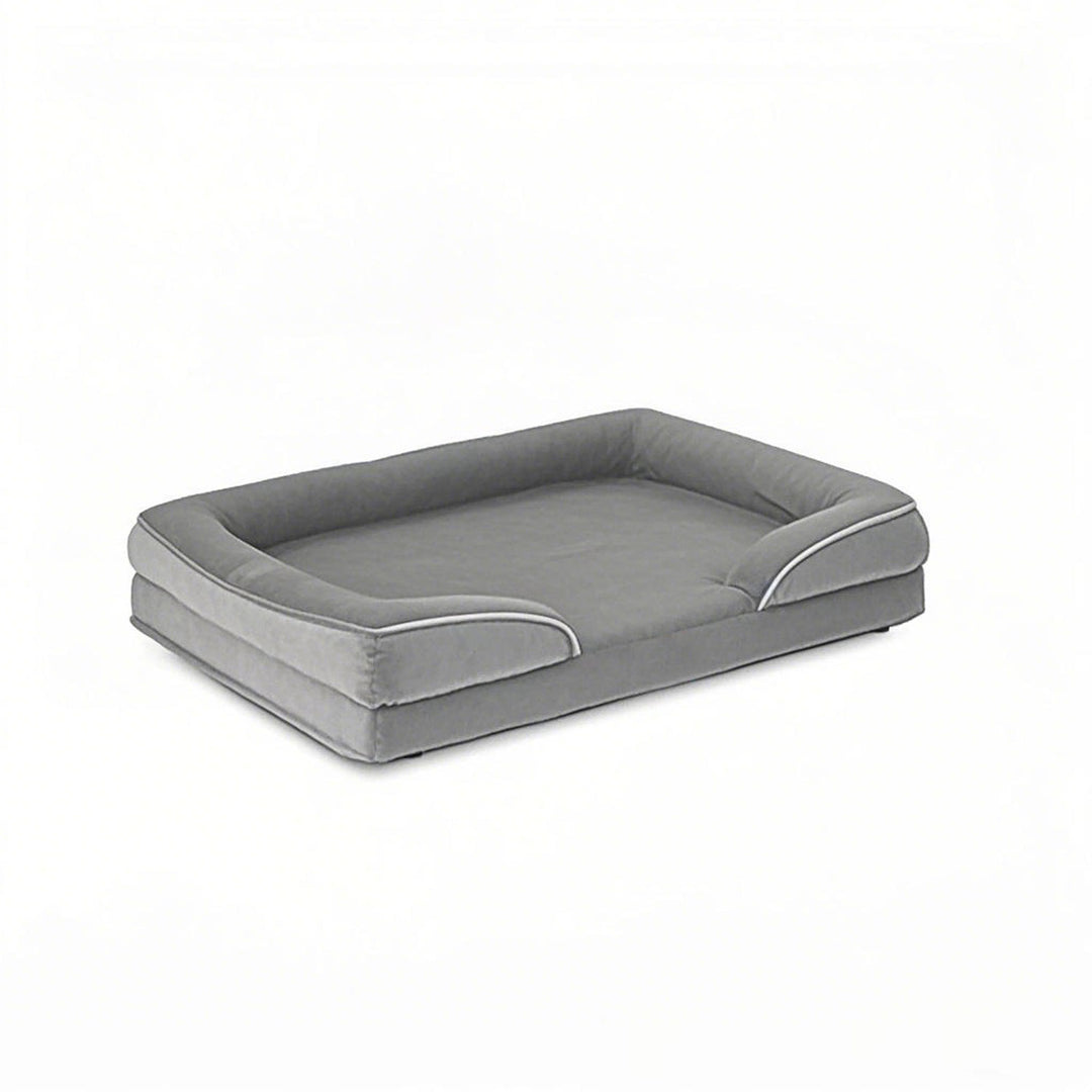 Plush Contoured Dog Bed