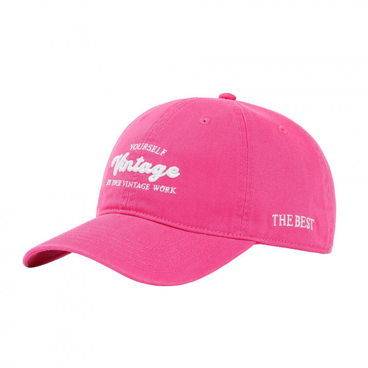 Women's Vintage-Inspired Embroidered Baseball Cap Bowlift
