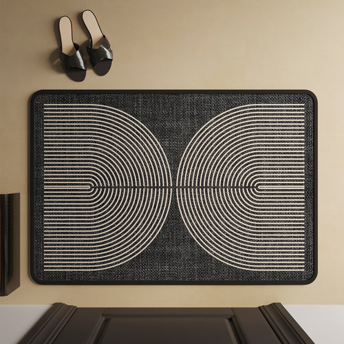 Modern Geometric Accent Mat
