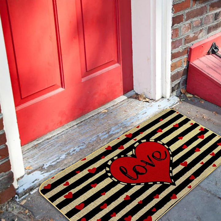 Romantic Floral Welcome Mat Bowlift