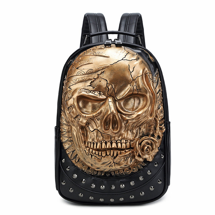 Stylish backpack with skull design Bowlift