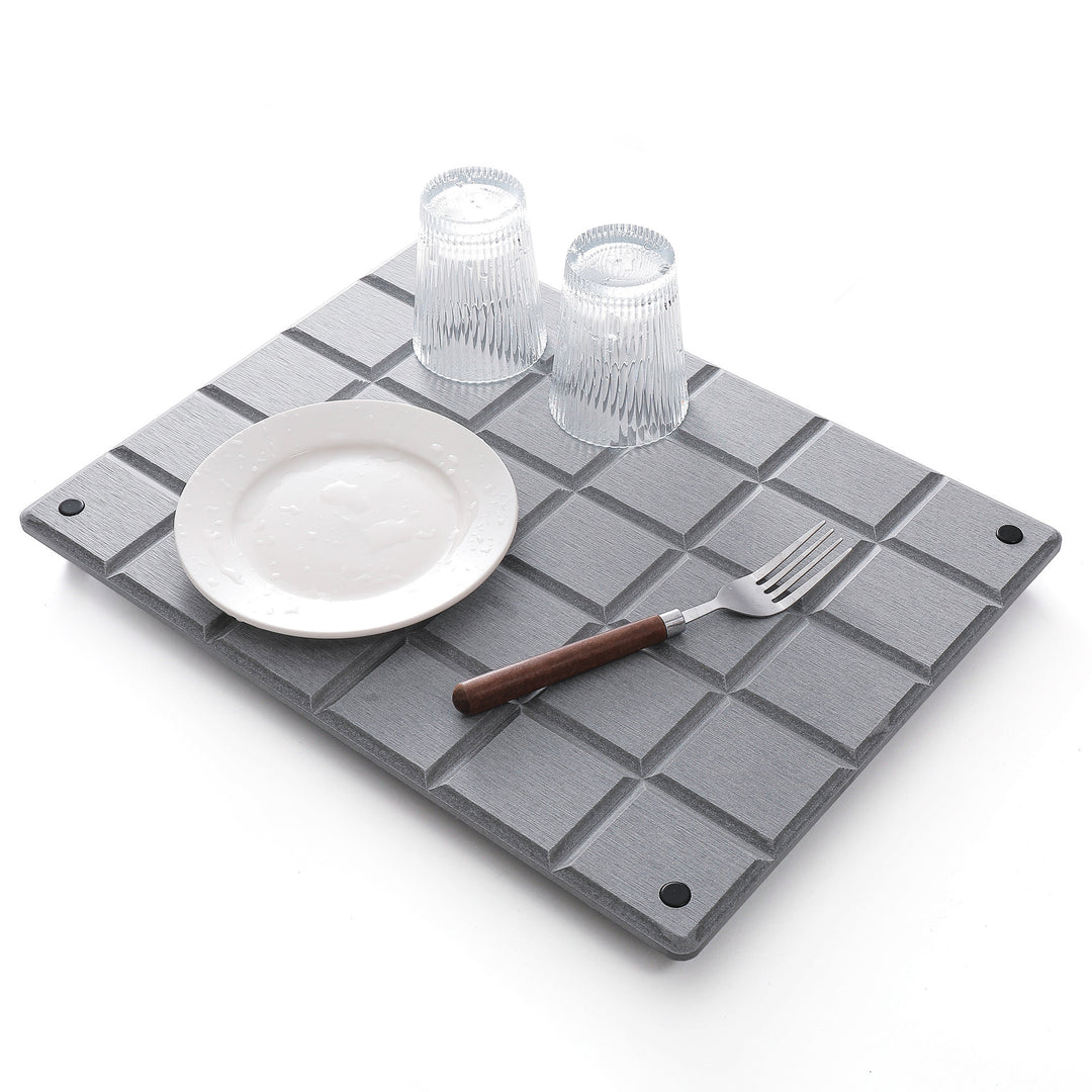 Multi-Textured Kitchen Drying Mat Bowlift