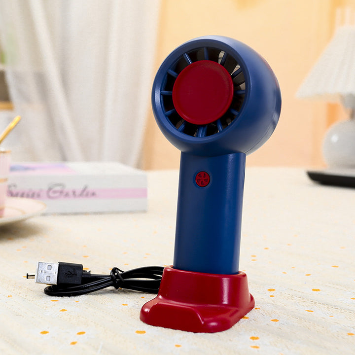 Women Portable Mini Hand Fan with USB Port Bowlift