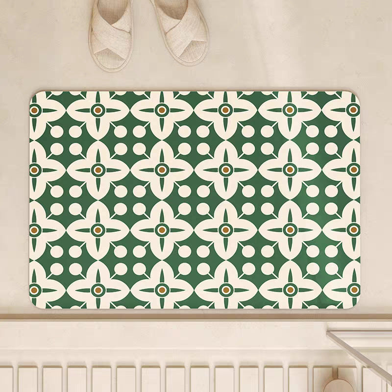 Artistic Mosaic Bath Mat