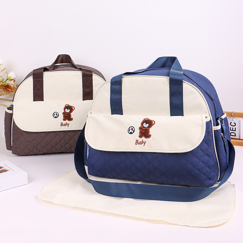Stoff Diaper Bag with Practical Changing Mat Bowlift