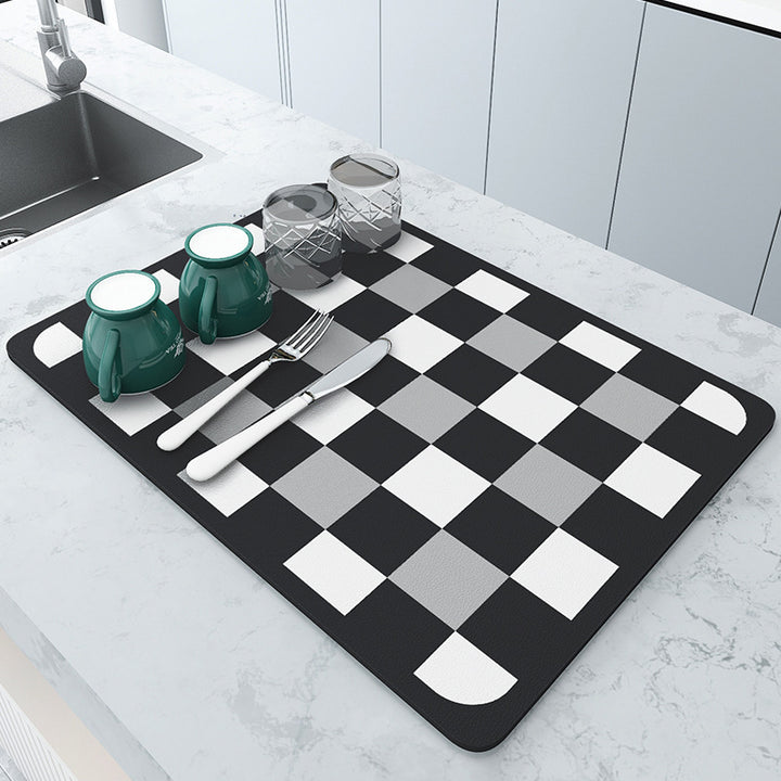 Floral Pattern Kitchen Mat Bowlift