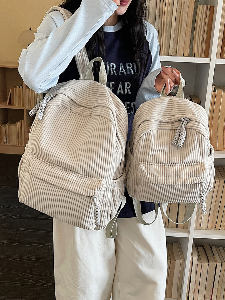 Cord-Backpack with Comfortable Straps Bowlift