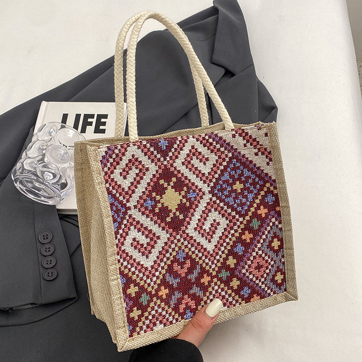 Artisan Textile Mini Tote Bag