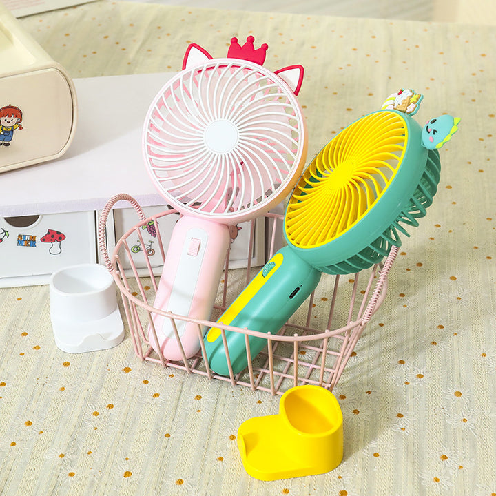 Portable Usb Hand Fan with Creative Animal Design Bowlift