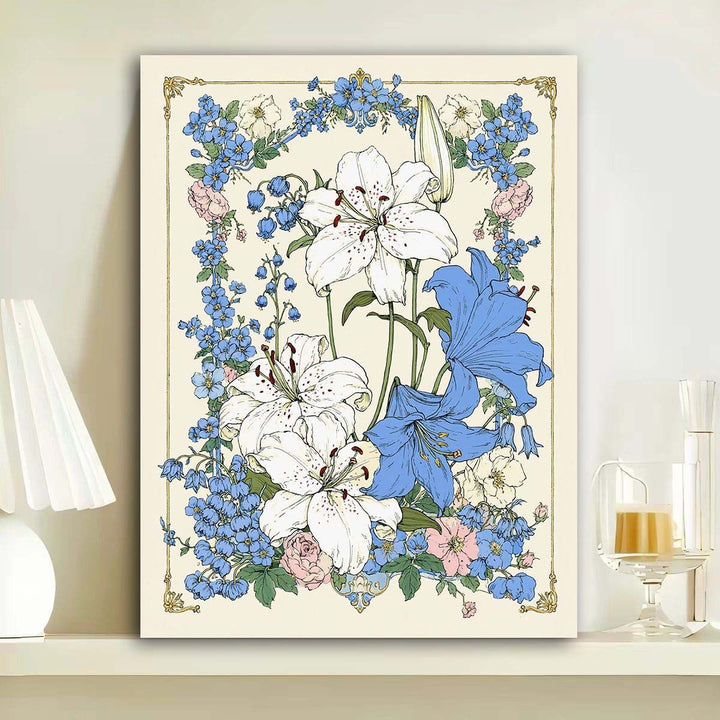 Botanical Floral Wall Art Bowlift
