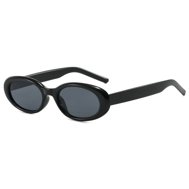 Women's oval sunglasses with transparent effect and UV protection Bowlift