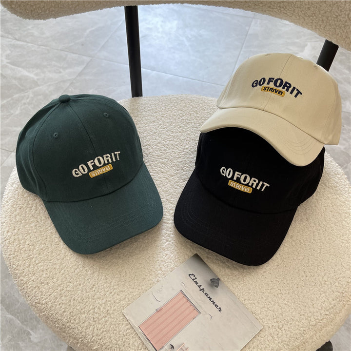 Women's Casual Cotton Adjustable Baseball Cap Bowlift