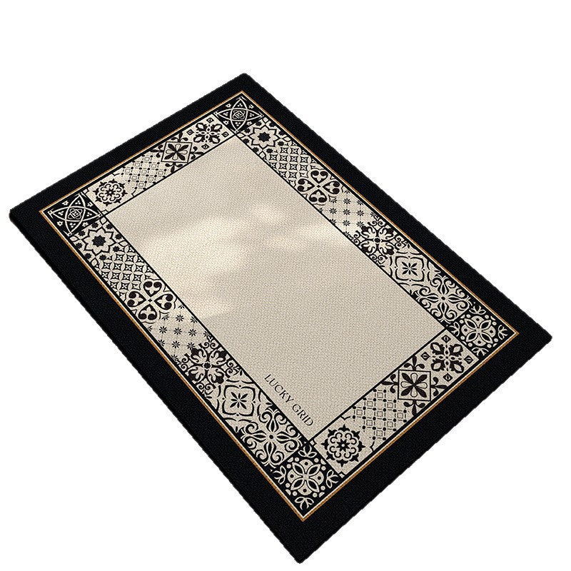 Checkerboard Patterned Entryway Mat Bowlift