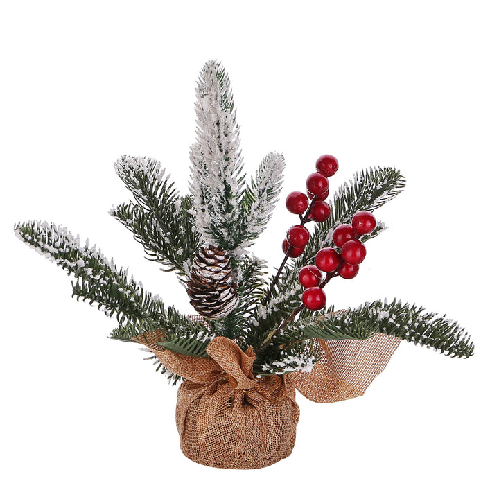 Miniature Holiday Pine Tree Decoration Bowlift