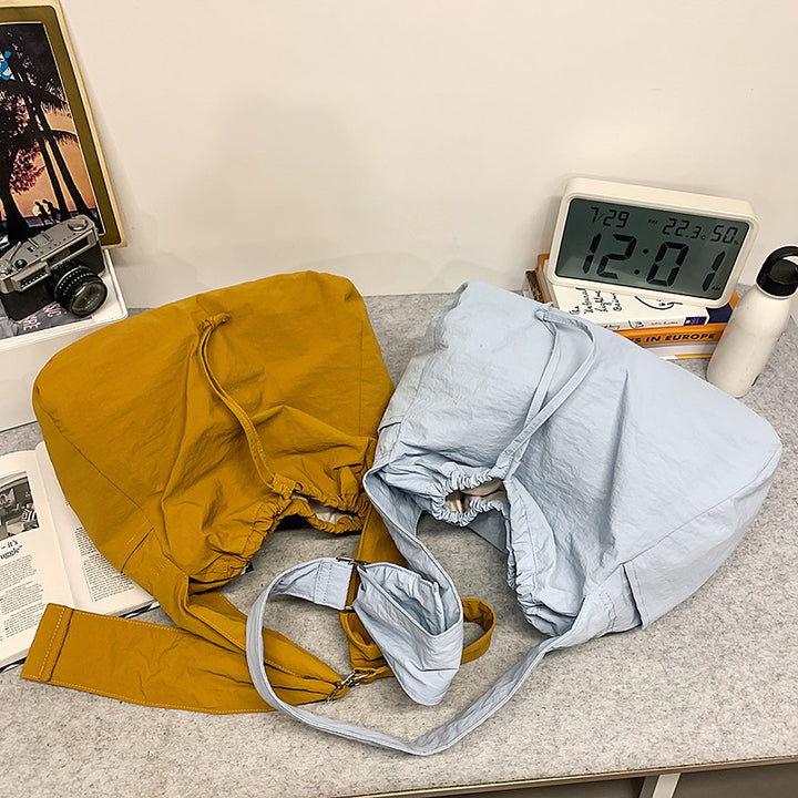 Lightweight Drawstring Shoulder Bag Bowlift
