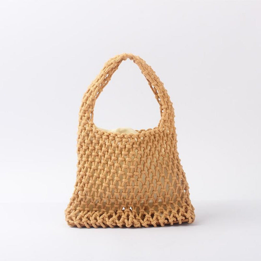 Handwoven Tote Bag Made of Natural Material Bowlift