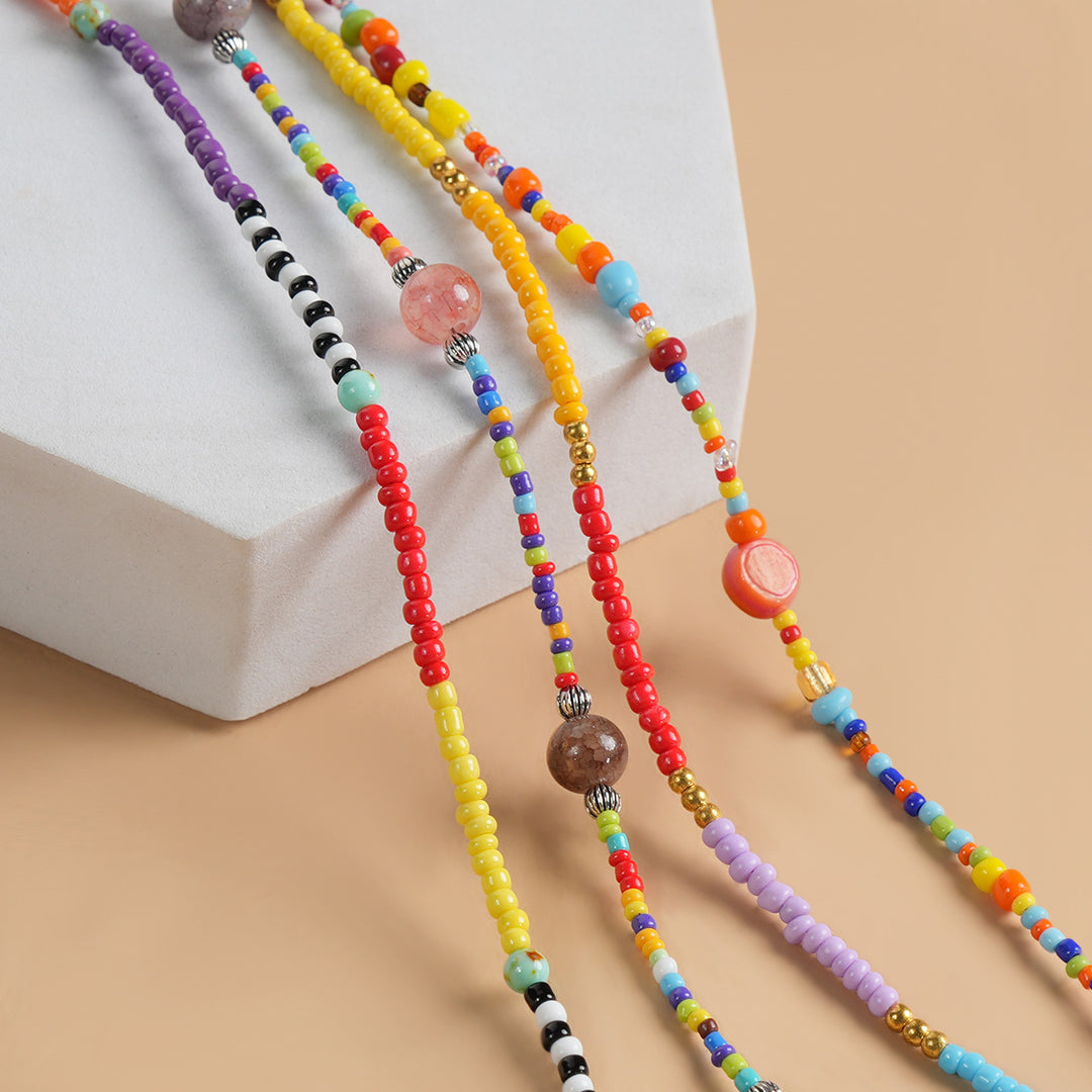 Colorful Handcrafted Beaded Eyewear Chain Bowlift