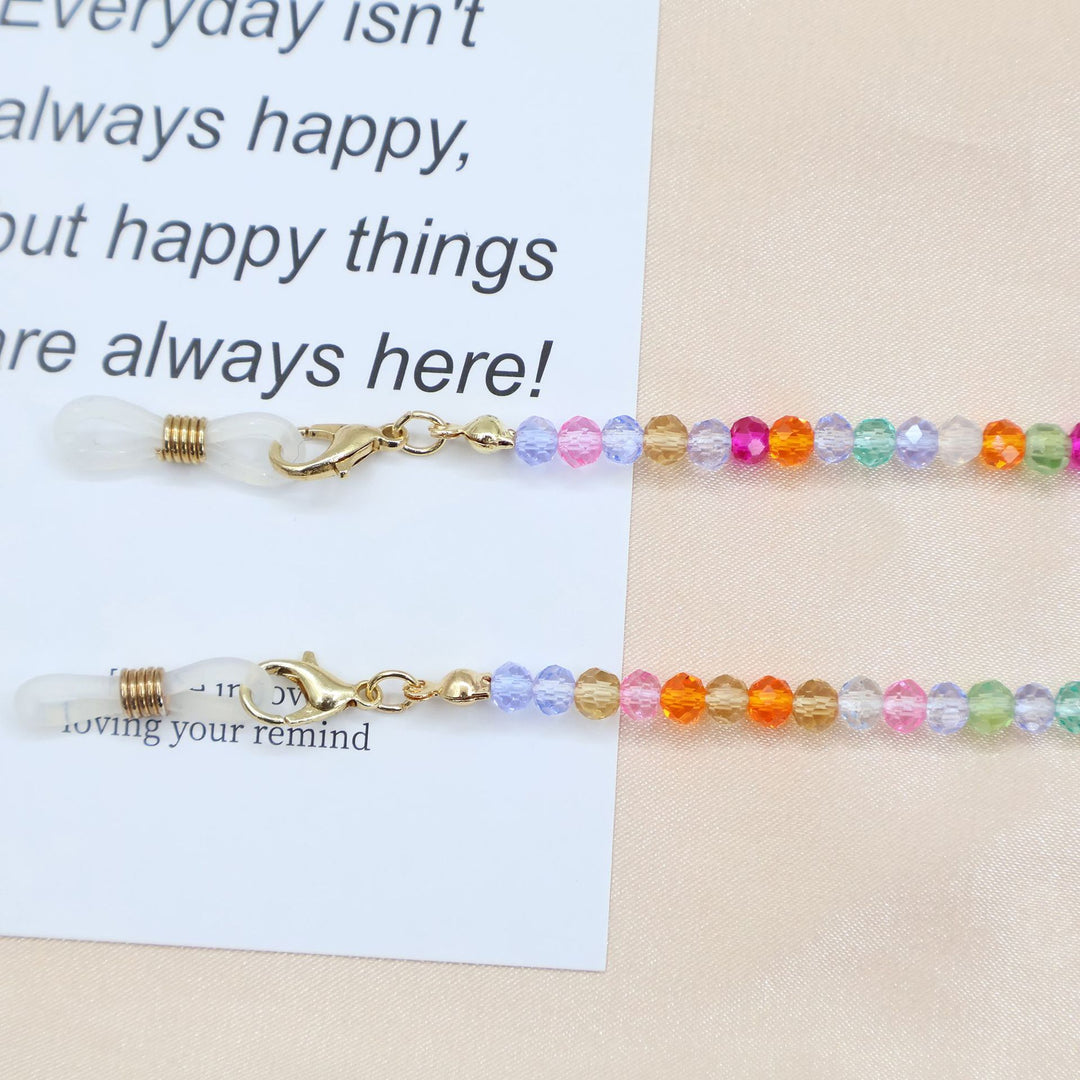 Colorful Beaded Eyewear Holder Chain Bowlift