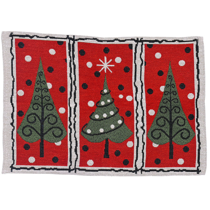 Christmas-Themed Decorative Table Runner Bowlift