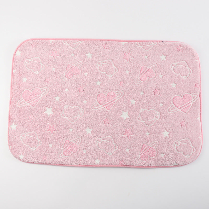 Plush Decorative Bath Mat