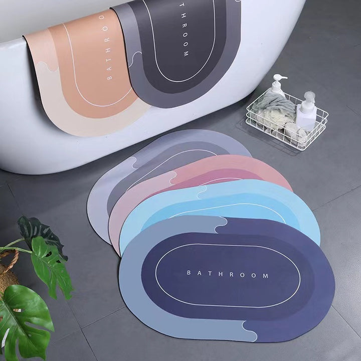 Microfiber Bath Mat Bowlift