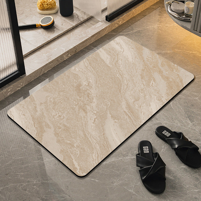 Luxurious Marble Effect Bathroom Mat