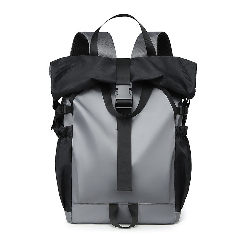 Versatile Outdoor Roll-Top Backpack Bowlift