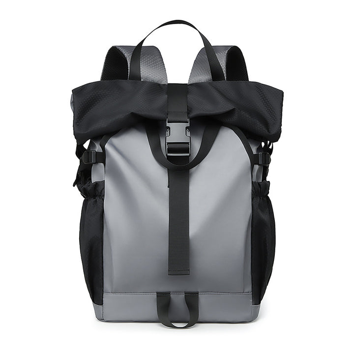 Versatile Outdoor Roll-Top Backpack Bowlift