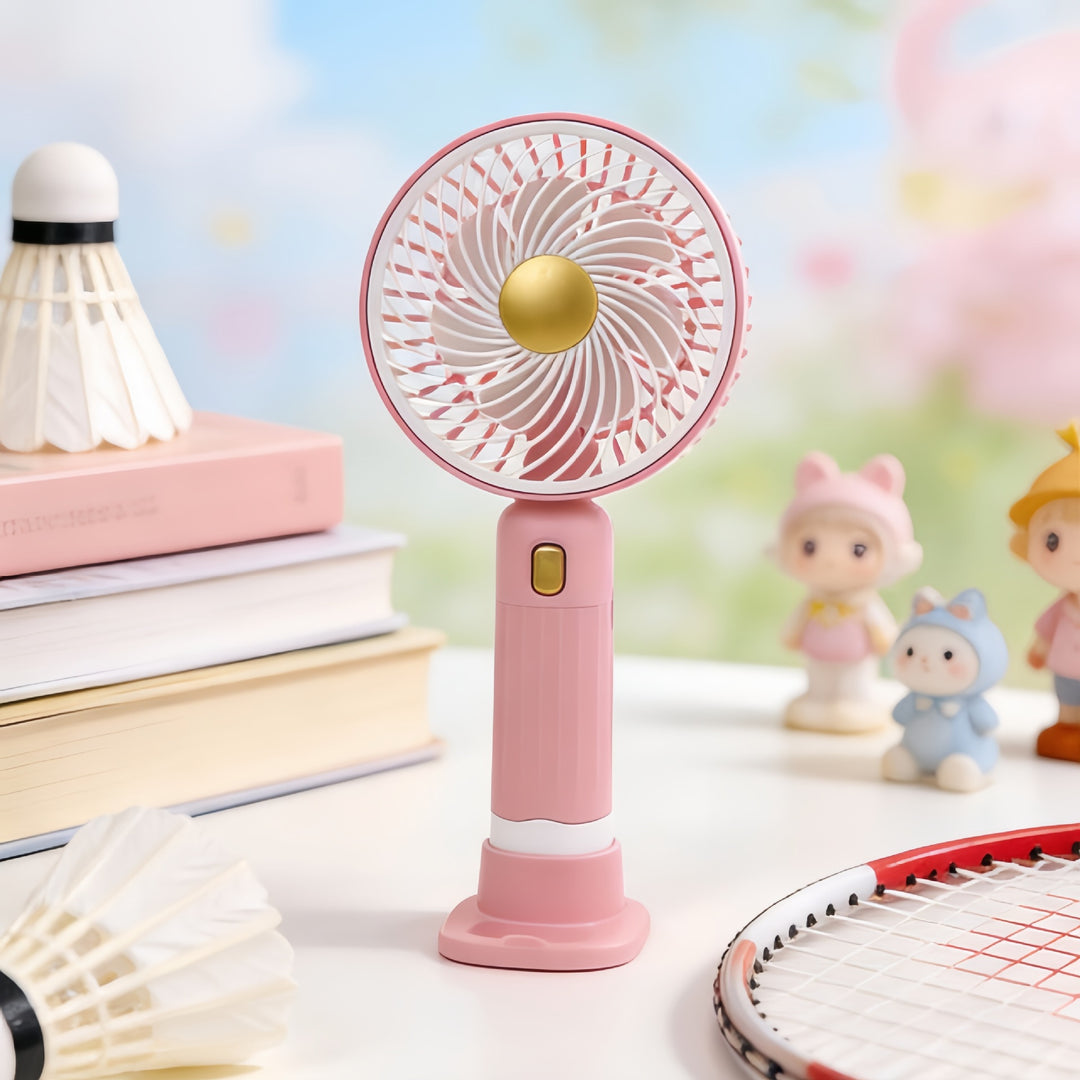 Portable hand air fan with multiple speed control Bowlift