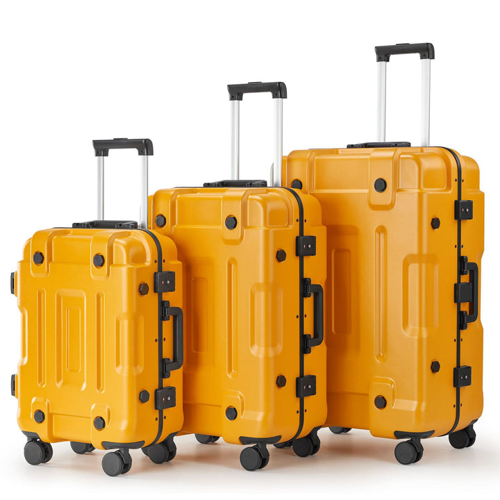 Unisex Hard Shell Versatile Travel Luggage Set Bowlift
