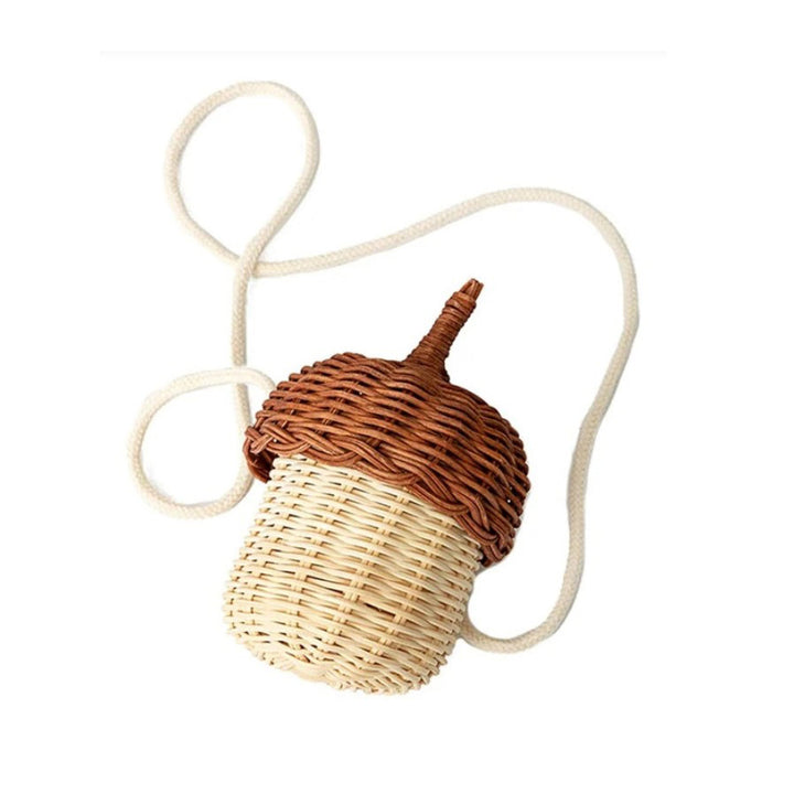 Whimsical Mushroom-Shaped Woven Storage Basket Bowlift