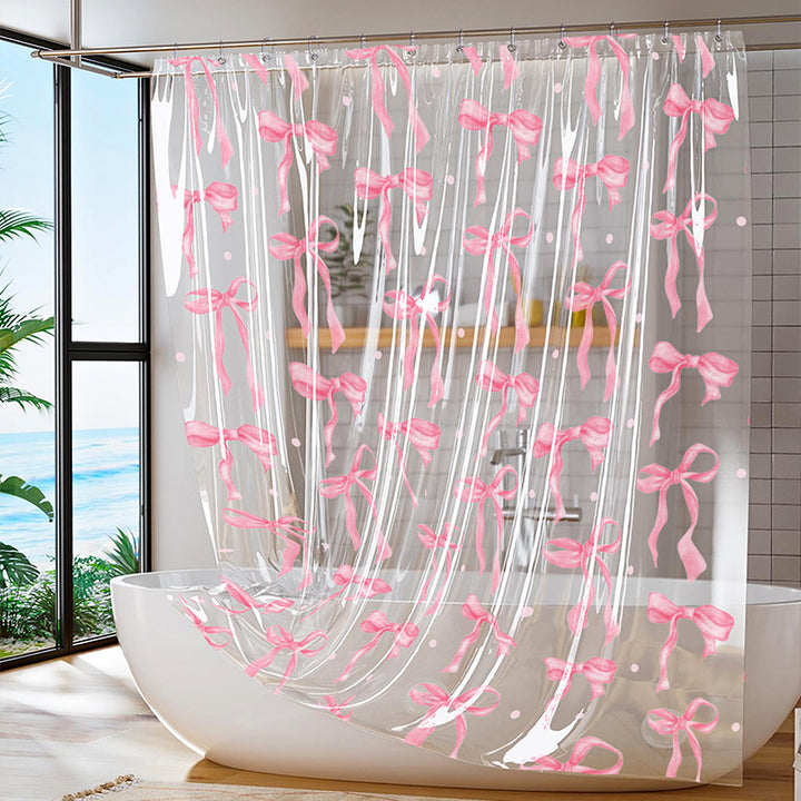 Decorative Shower Curtain Bowlift