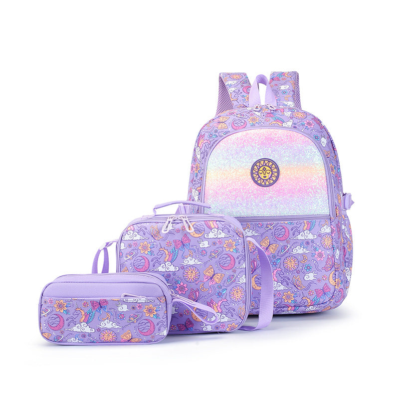 Unicorn-Themed Multi-Piece Backpack Set
