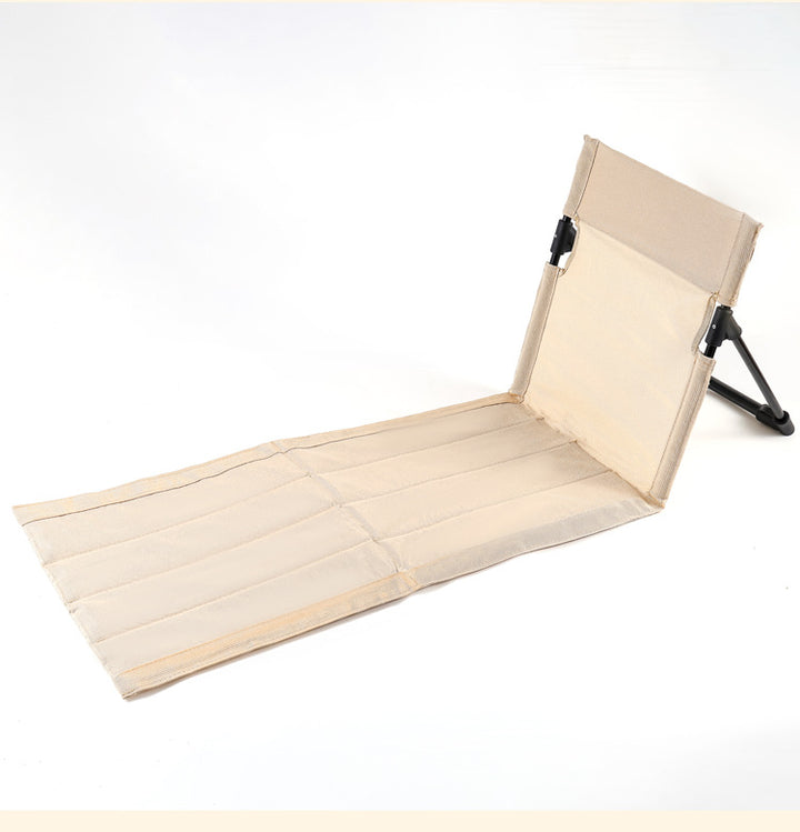 Folding Camping Bed with Ergonomic Backrest Bowlift