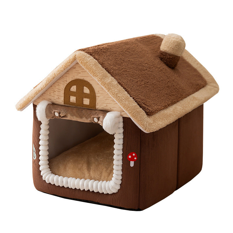 Cozy Plush Dog Bed