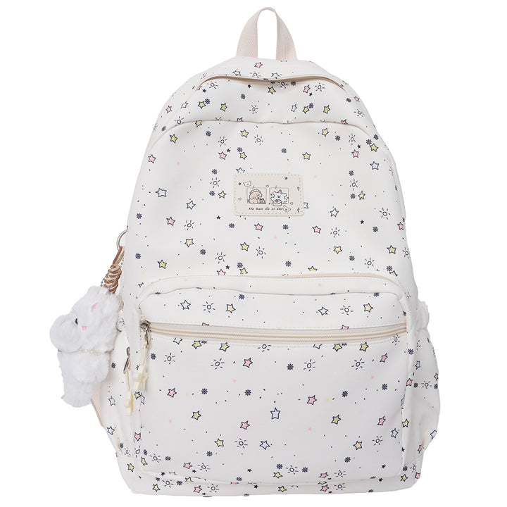 Fun Starry Print Backpack Bowlift