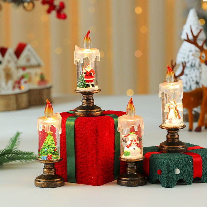 LED Snowman Candle Decoration Bowlift