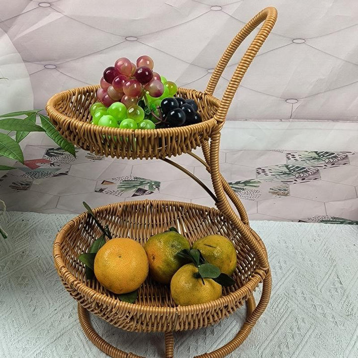Woven Fruit Serving Basket Bowlift