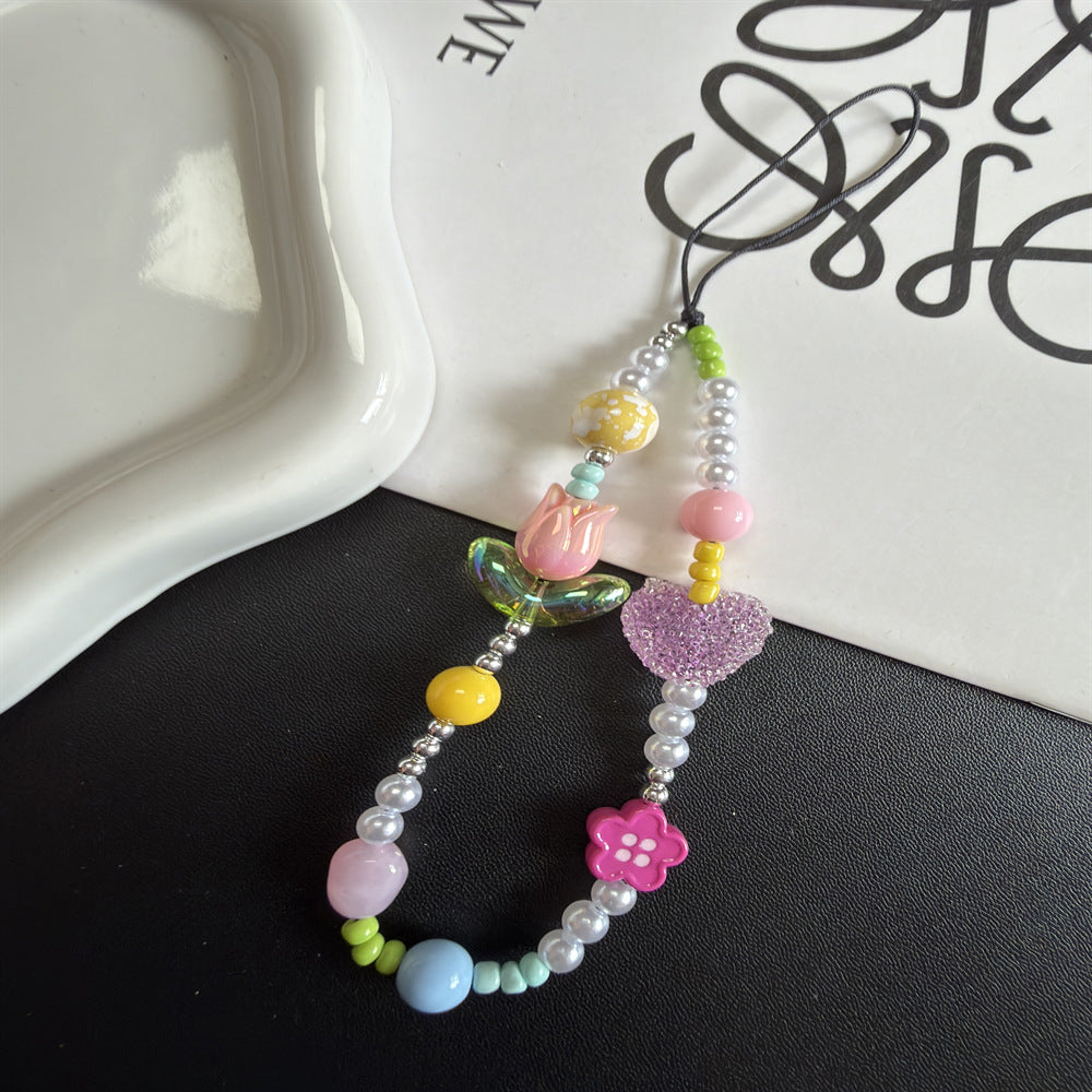 Colorful Charm Beaded Necklace Bowlift