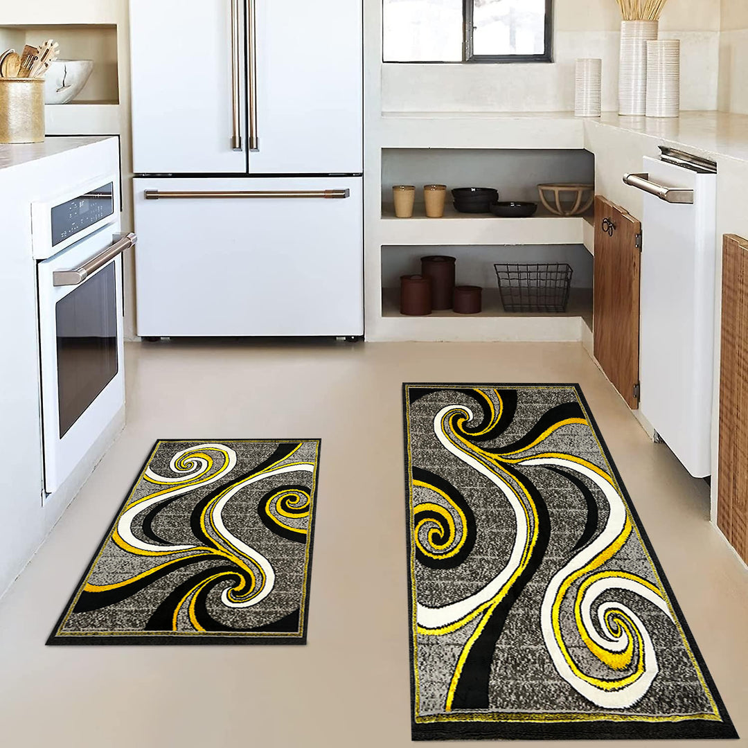 Vintage-Inspired Kitchen Mat Set Bowlift