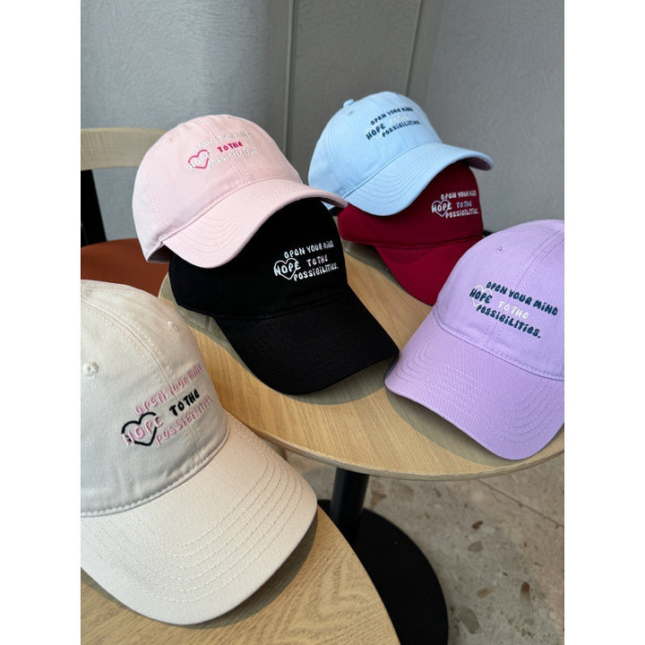 Women's Embroidered Inspirational Baseball Cap Bowlift